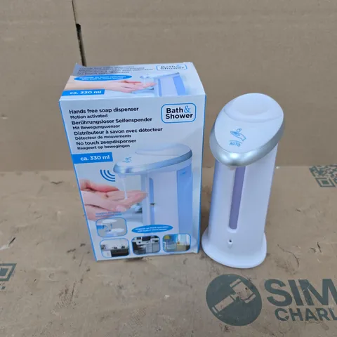 BOXED BATH & SHOWER HANDS FREE SOAP DISPENSER 