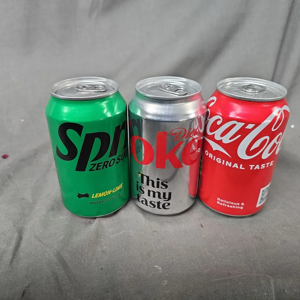 APPROXIMATELY 15 ASSORTED DRINKS TO INCLUDE DIET COKE, COCA COLA, SPRITE ZERO, ETC - COLLECTION ONLY