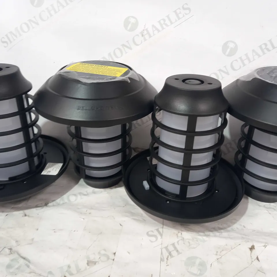 BELL & HOWELL SET OF 4 SOLAR 21 LUMENS DUAL FUNCTION FLAME/ WHITE STAKE LIGHTS