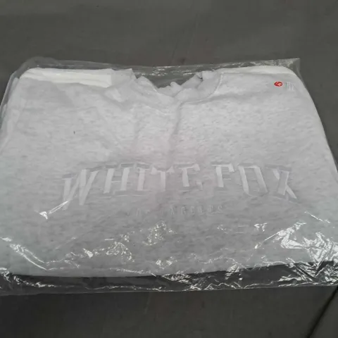 BAGGED WHITE FOX SWEATSHIRT SIZE M