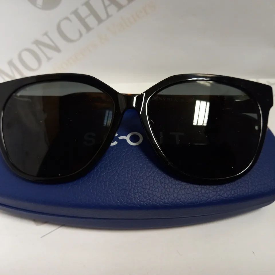 SCOUT CIARA SHINY BLACK PRESCRIPTION SUNGLASSES