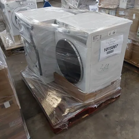 PALLET OF 2 HISENSE WDQY1014EVJM 60CM FREESTANDING 10KG FRONT LOADING WASHER DRYERS