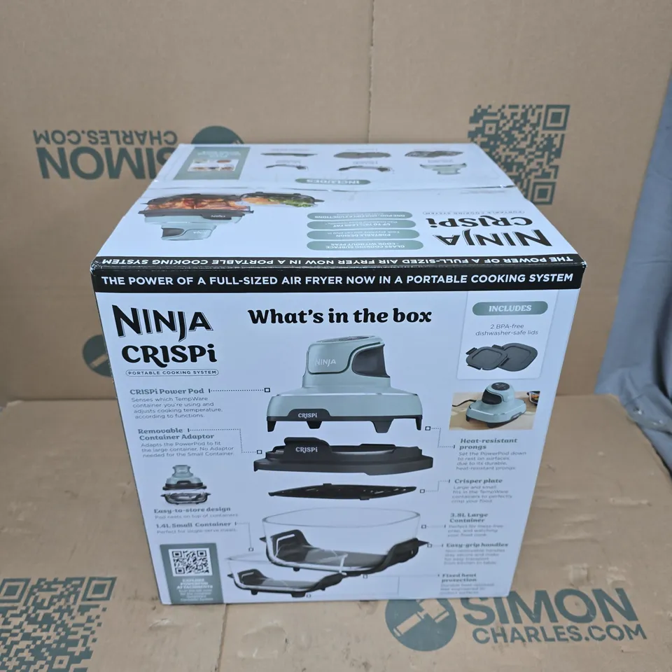 BOXED NINJA CRISPI PORTABLE COOKING SYSTEM