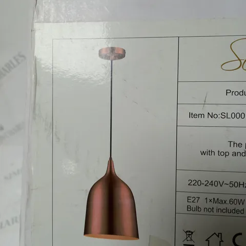 BOXED MILO LIGHTIG SUNSET - LIGHT DOME PENDANT