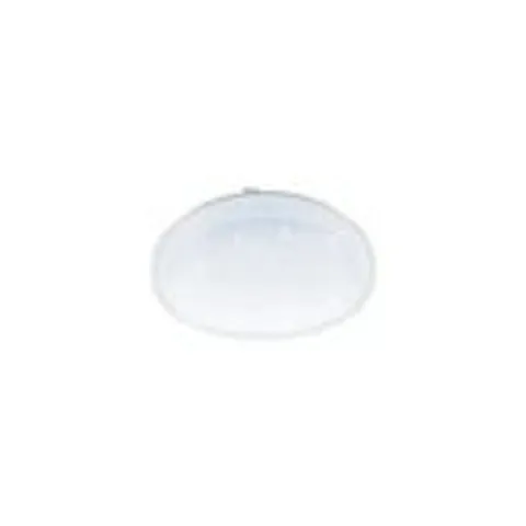 BOXED EGLO FRANIA-S ROUNDED WHITE CRYSTAL EFFECT WALL/CEILING LIGHT