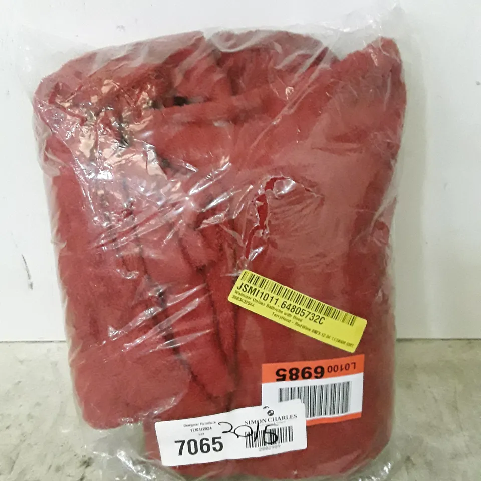 WALMOOR UNISEX BATHROBE WITH HOOD