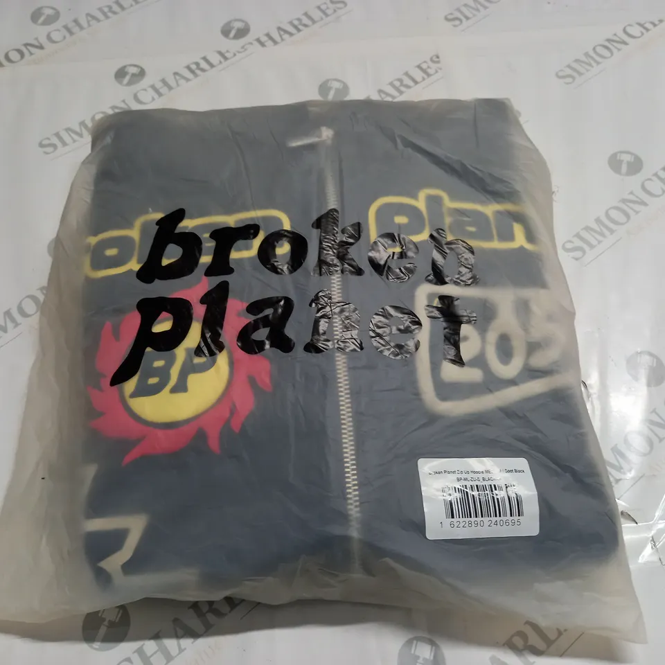 BROKEN PLANET ZIP UP HOODIE - M