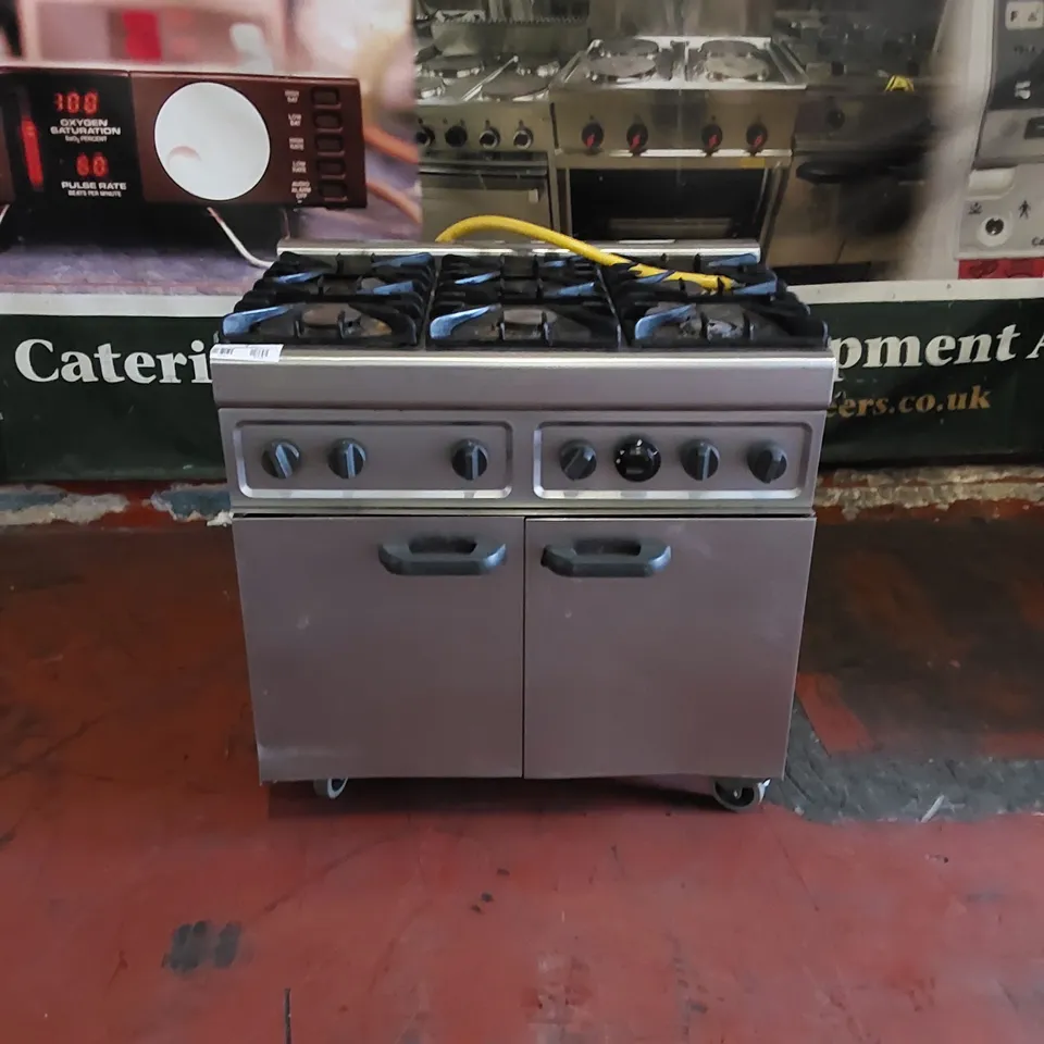 COMMERCIAL GAS 6 BURNER OVEN