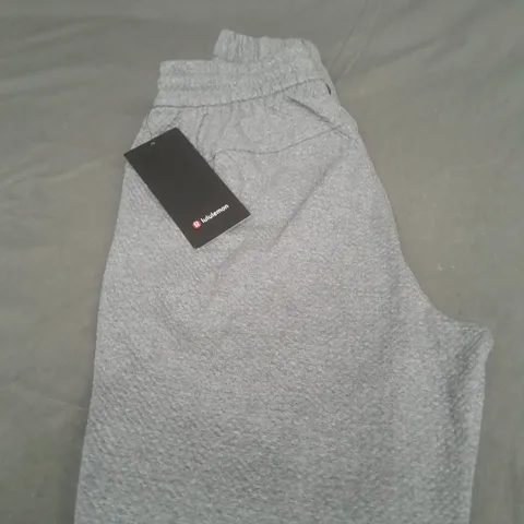 LULULEMON TEXTURED DOUBLE KNIT COTTON JOGGERS - SIZE S