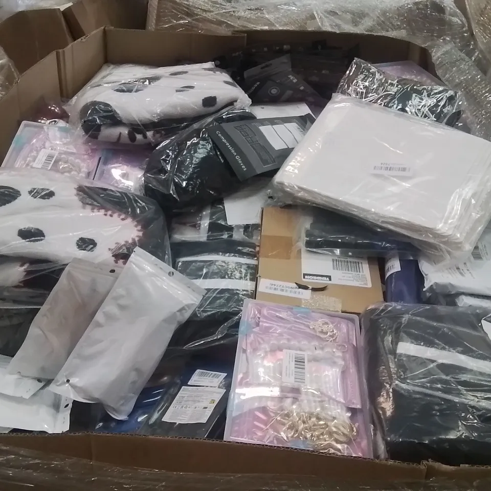PALLET OF TABLET CASES,CLOTHES,HOME DECOR,TOOLS AND TECH SUPPLIES PRODUCTS AND ITEMS TO INCLUDE;JUMPER,GLOVES,TABLET CASE