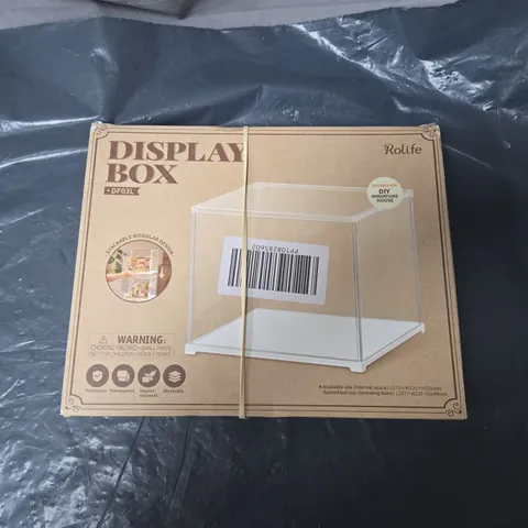 ROLIFE DISPLAY BOX DF03L – DIY MINIATURE HOUSE DISPLAY CASE