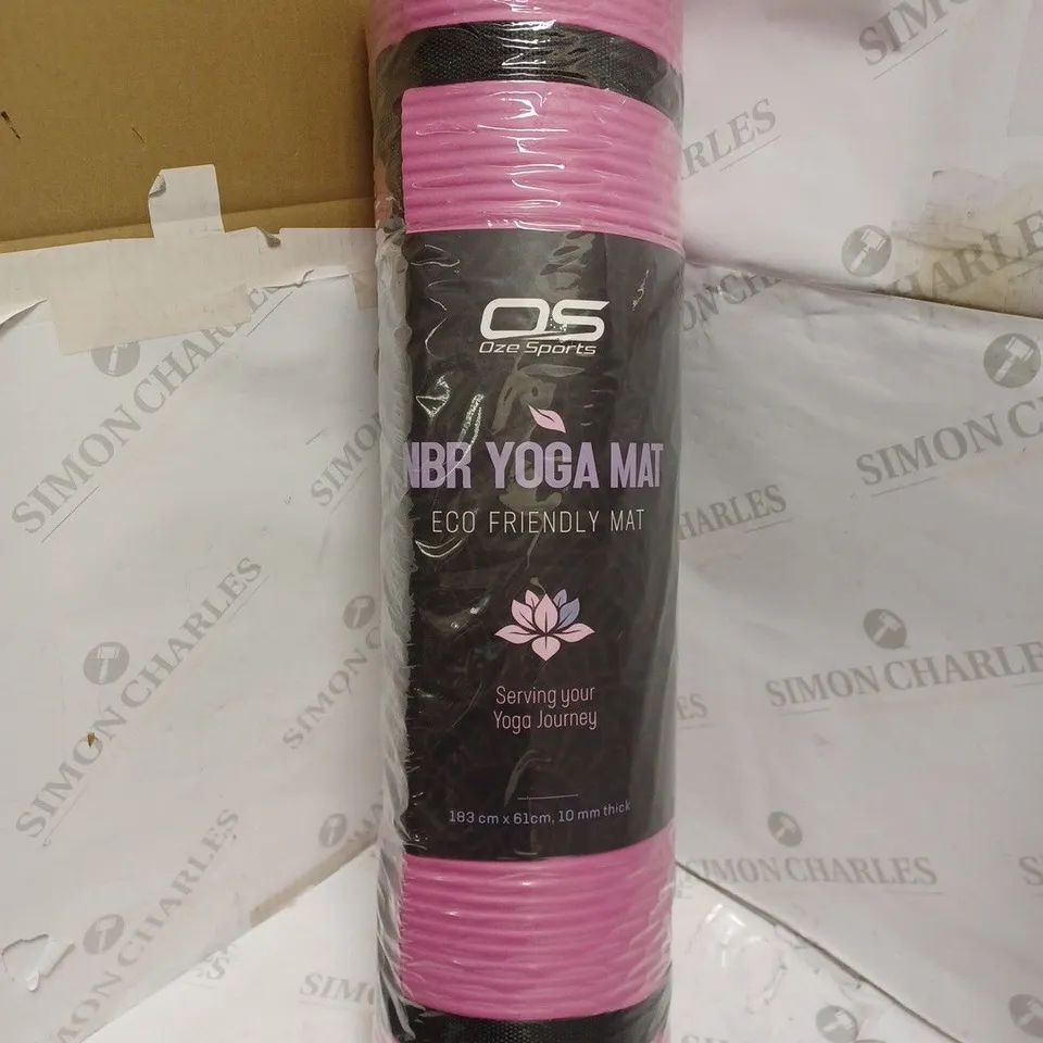 PACKAGED AND SEALED OZE SPORTS NBR YOGA MAT. 