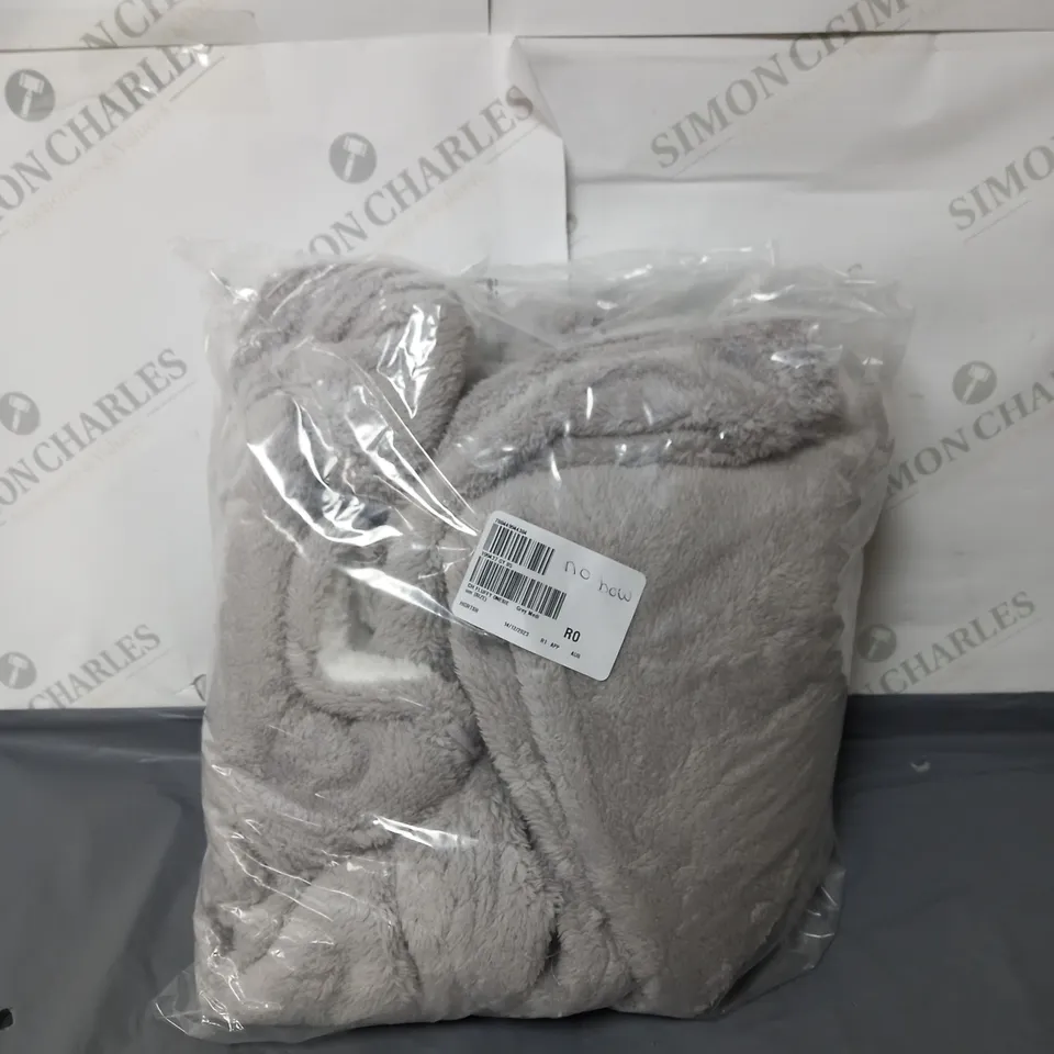 COZEE HOME FLUFFY ONESIE IN GREY - M 