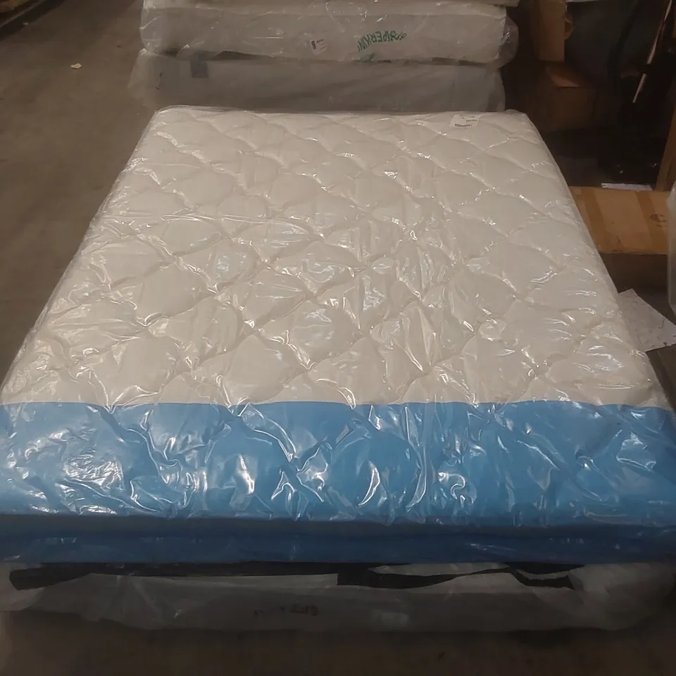 QUALITY BAGGED DESIGNER KING SIZE 150cm AIRSPRUNG LUXURY QUILTED MEDIUM MATTRESS RRP £259