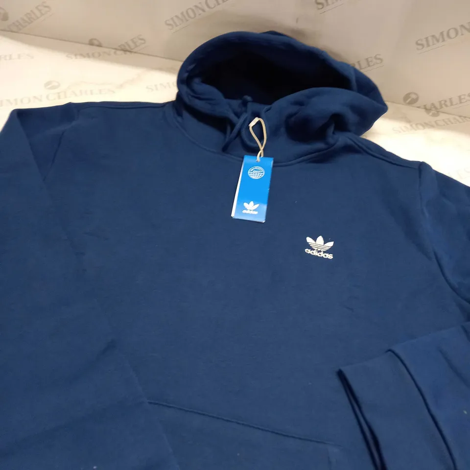ADIDAS ORIGINAL NAVY HOODIE SIZE XL
