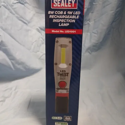 SEALEY LED1001 RECHARGEABLE INSPECTION LAMP – 8W COB + 1W LED