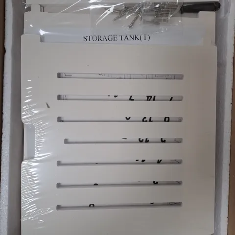 BOXED UNBRANDED BATHROOM STORAGE CABINET IN WHITE
