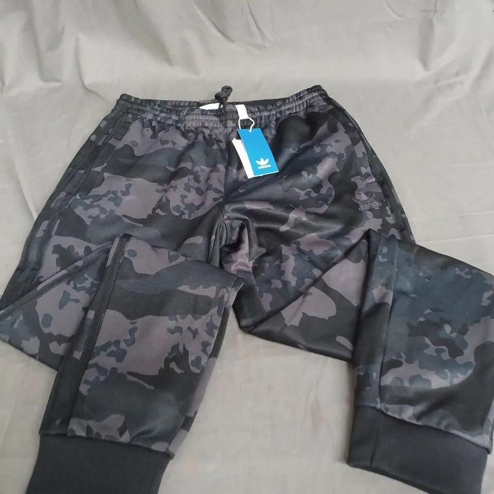 ADIDAS CAMO TRACK PANTS - UK M