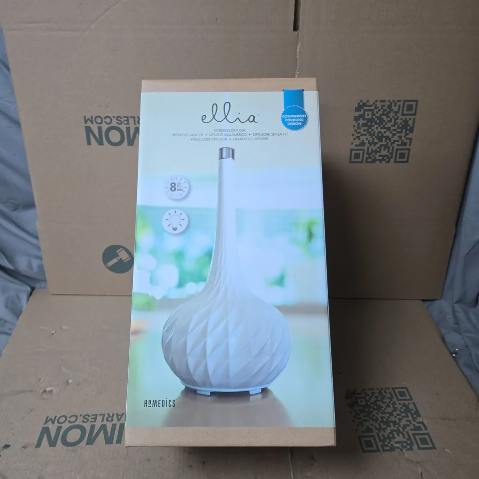 HOMEDICS ELLIA CORDLESS DIFFUSER BOXED