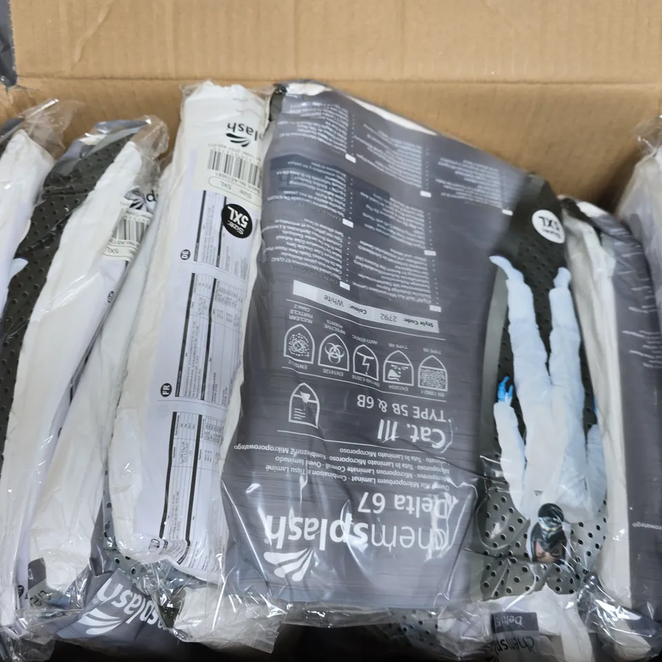 APPROXIMATELY 22 CHEMSPLASH CHEMICAL PROTECTIVE COVERALLS IN WHITE - 5XL