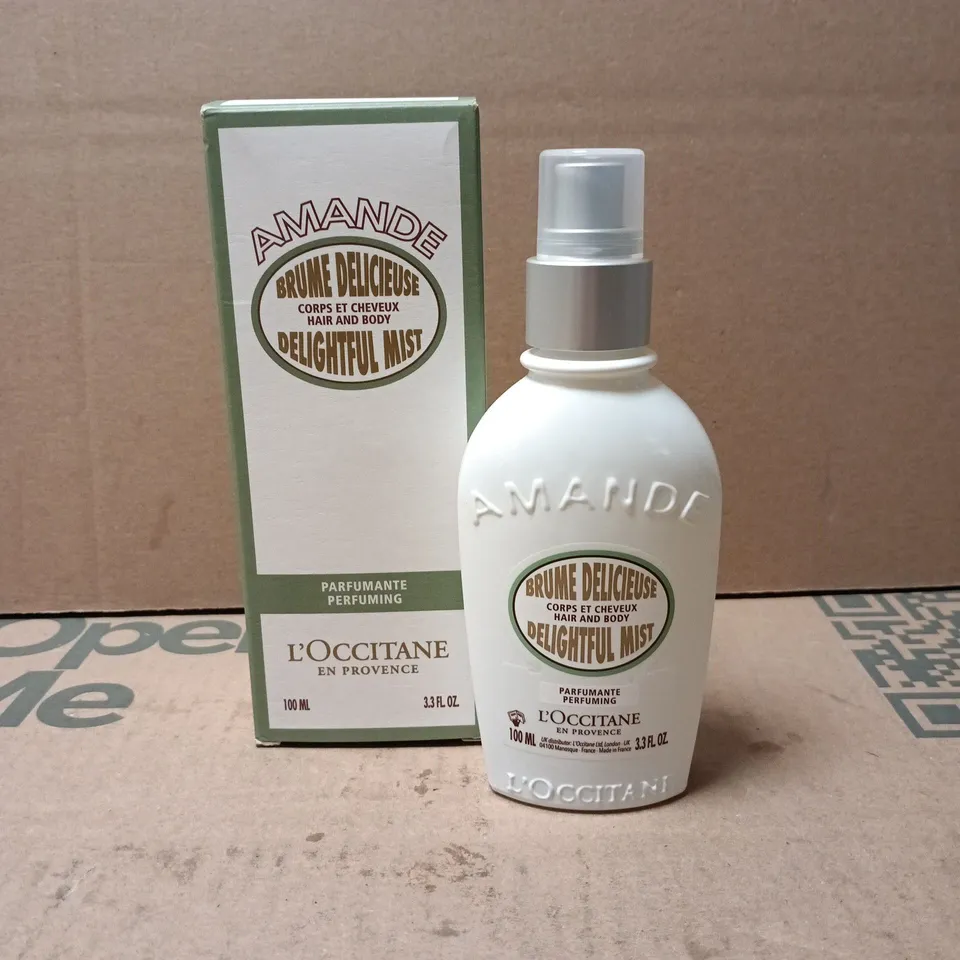 BOXED L'OCCITANE AMANDE 100ML DELIGHTFUL MIST