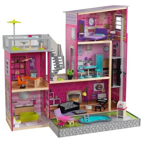 BOXED KIDKRAFT UPTOWN DOLLHOUSE [COLLECTION ONLY]