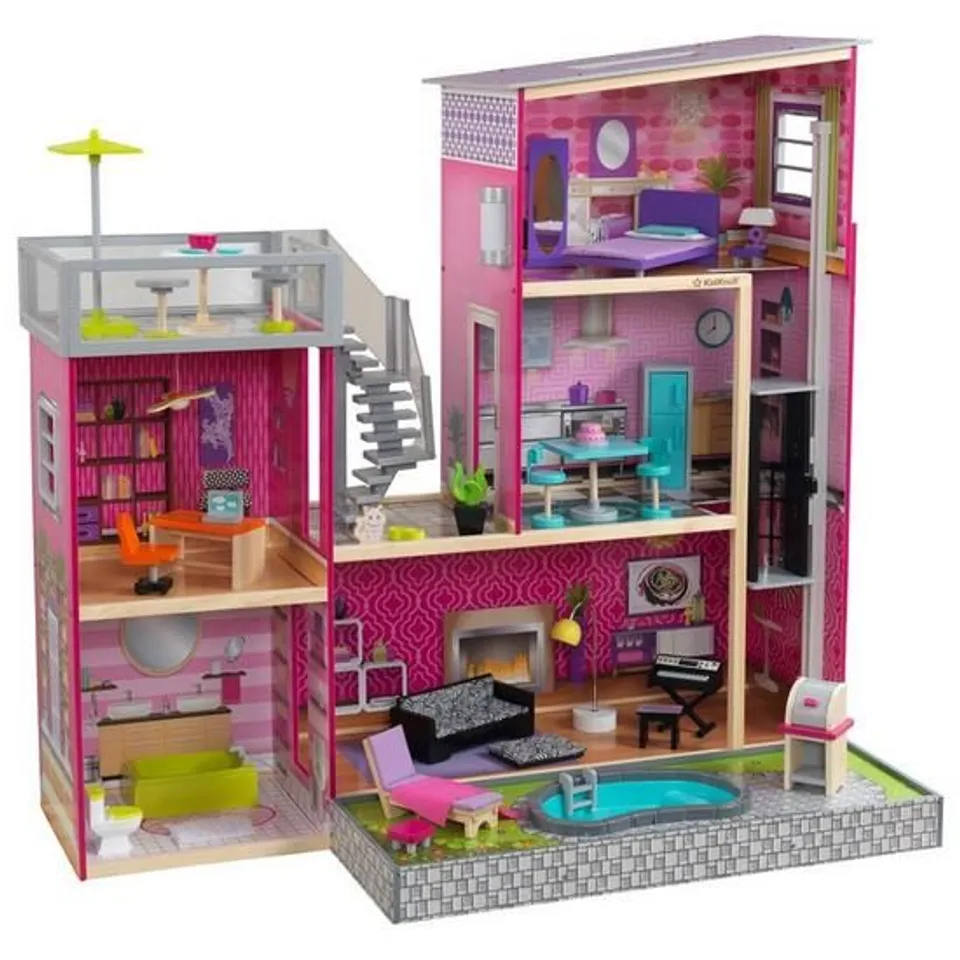 BOXED KIDKRAFT UPTOWN DOLLHOUSE [COLLECTION ONLY] RRP £250