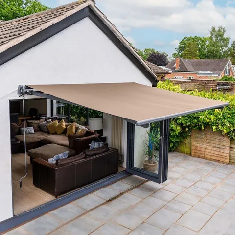 BOXED DAKOTA FIELDS 3M×2.5M LED RETRACTABLE AWNING 