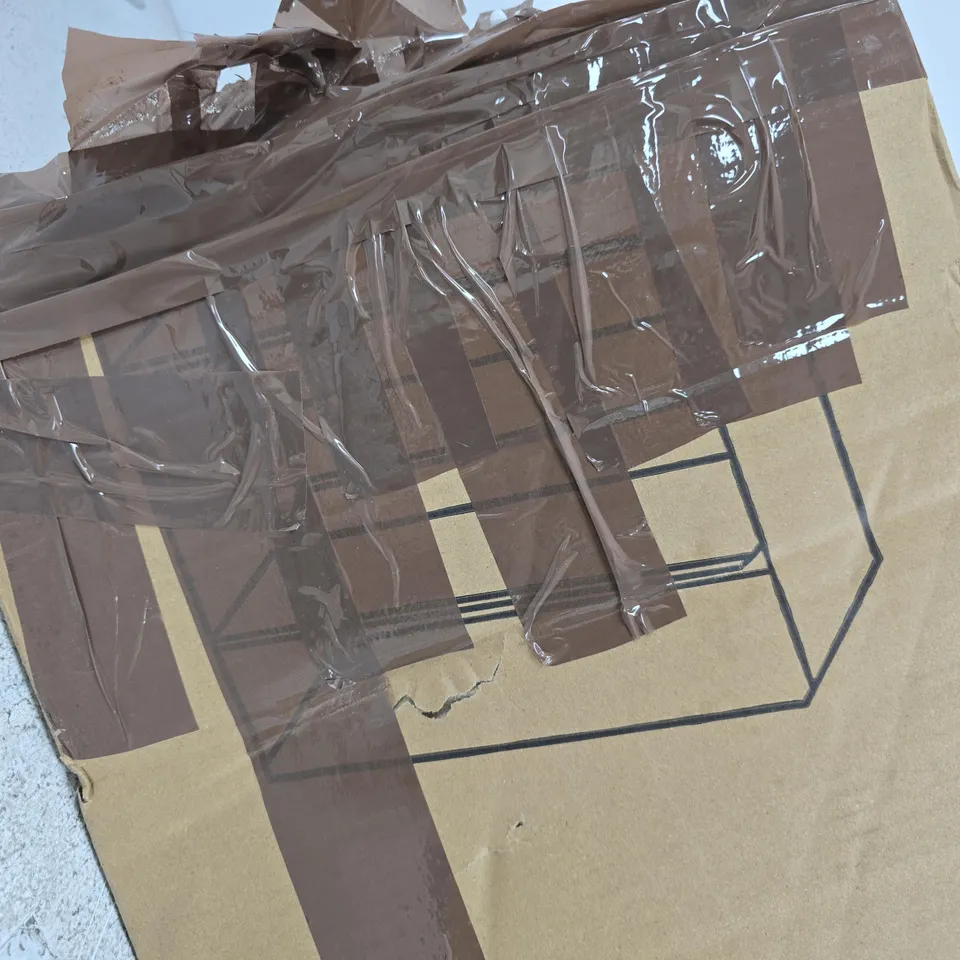 BOXED WHITE CHEST OF DRAWERS 