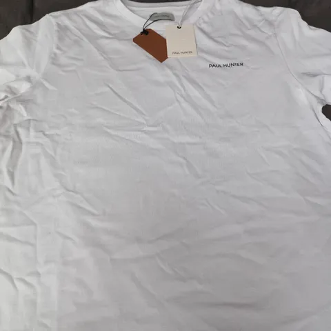 PAUL HUNTER ANDREW T-SHIRT – OFF WHITE, UK SIZE L