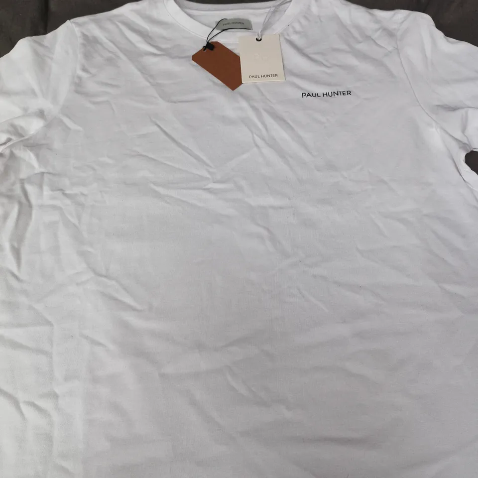 PAUL HUNTER ANDREW T-SHIRT – OFF WHITE, UK SIZE L