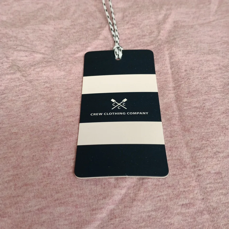 THE CREW CLOTHING COMPANY CLASSIC T SHIRT PINK XL TAGGED