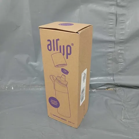 BOXED AND SEALED AIR UP SUMERSPLASH 600ML WATER BOTTLE