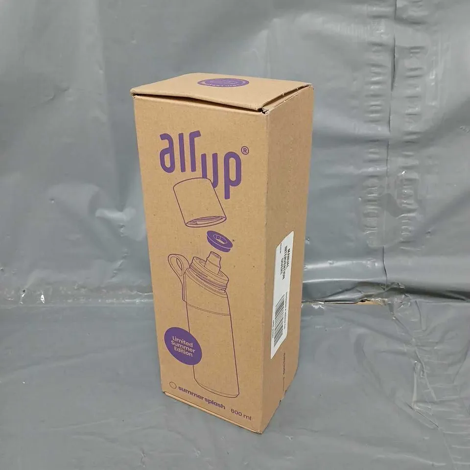 BOXED AND SEALED AIR UP SUMERSPLASH 600ML WATER BOTTLE 