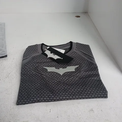 YOUNGLA DARK GREY THE DARK KNIGHT TRILOGY CREW NECK TOP – UK S