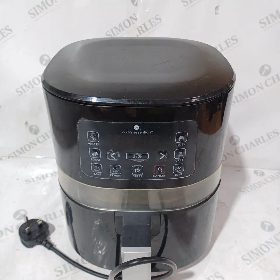 OUTLET COOK'S ESSENTIALS 4.0L AIR FRYER - BLACK