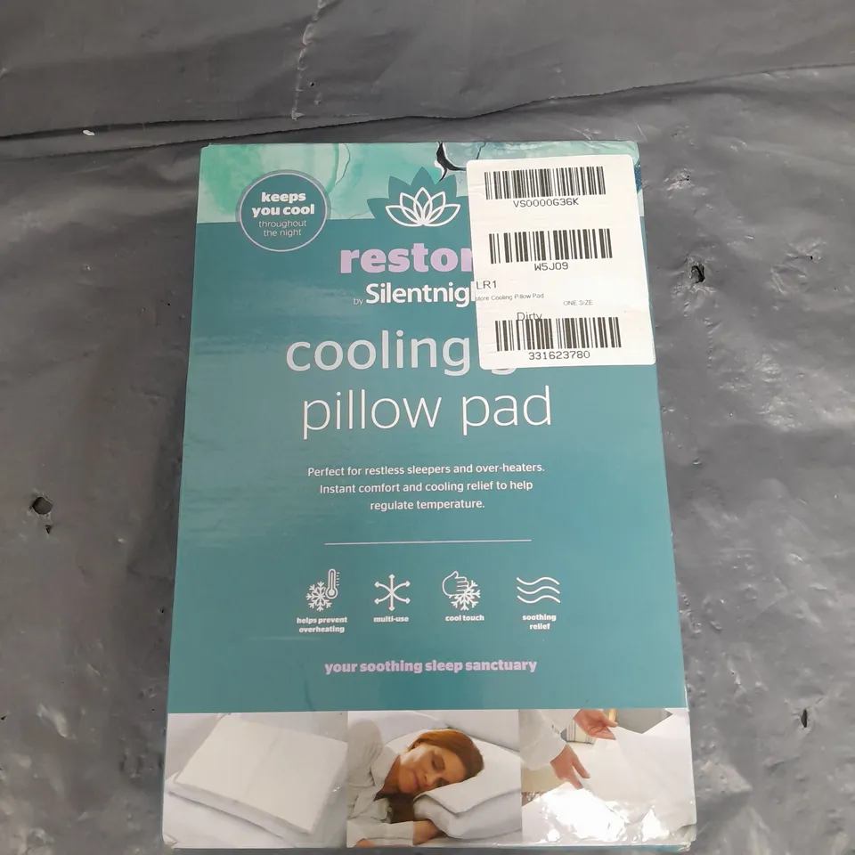 SILENTNIGHT RESTORE COOLING GEL PILLOW PAD 