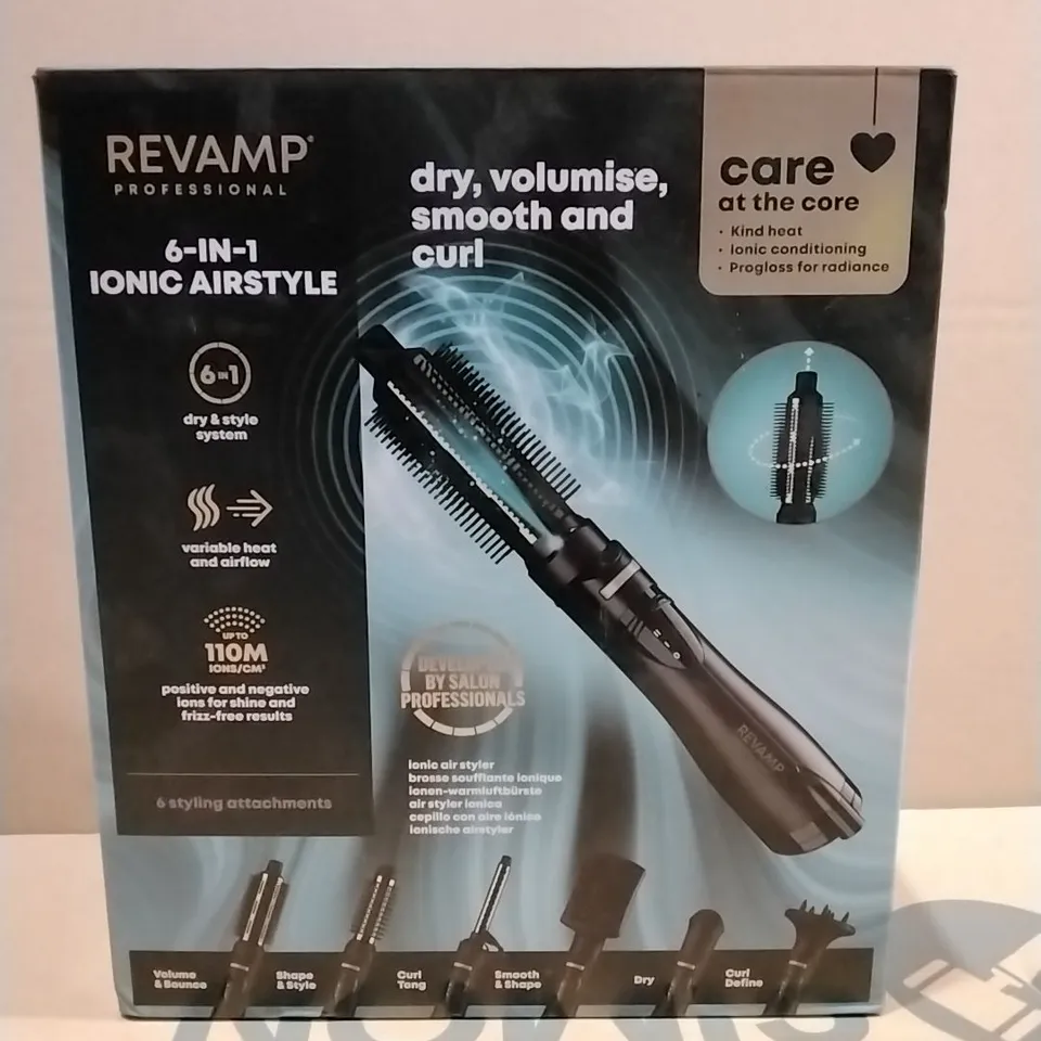 BOXED AS NEW REVAMP 6 IN 1 IONIC AIRSTYLER 