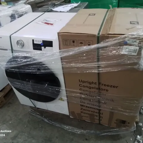 PALLET OF APPROXIMATELY 4 UNPROCESSED RAW RETURN WHITE GOODS TO INCLUDE;