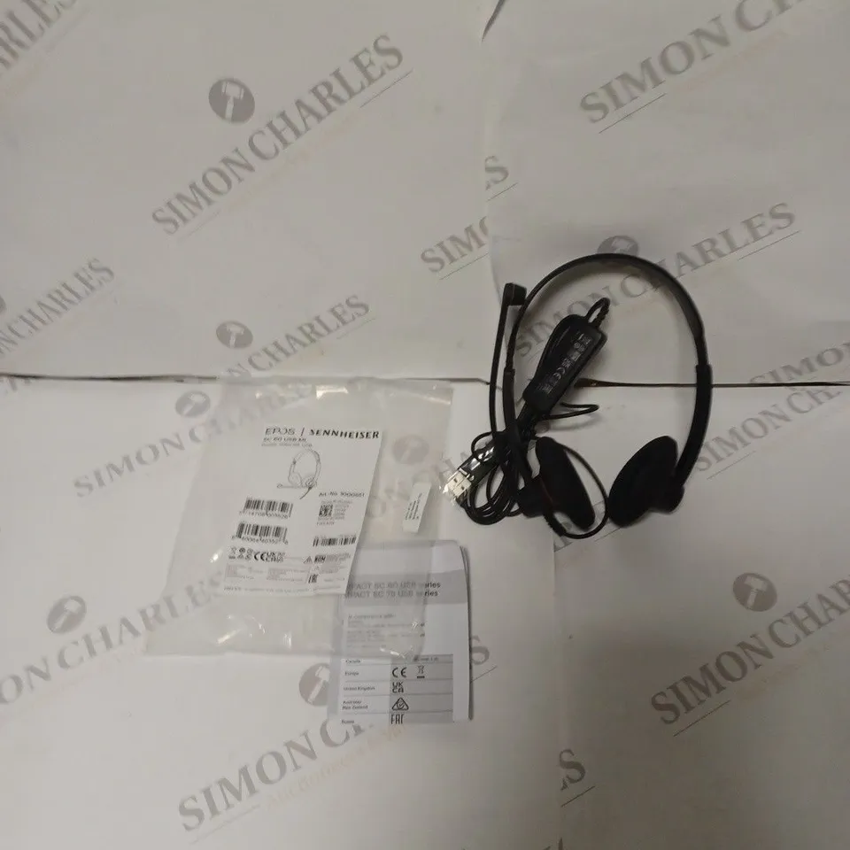 EPOS SENNHEISER SC 60 DOUBLE SIDED HEADSET