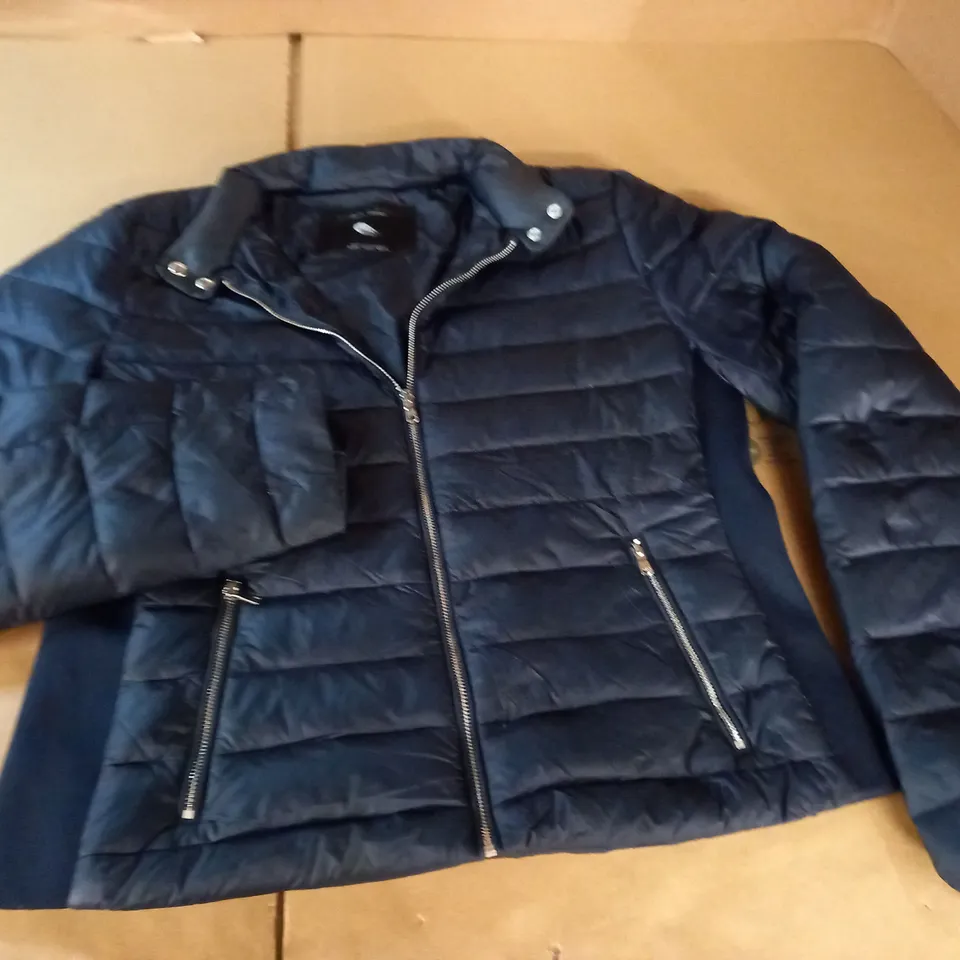 ZARA WOMEN DOWN JACKET IN NAVY - EUR XL