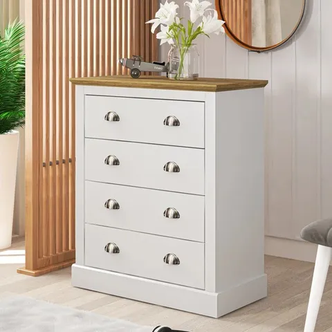 BOXED SUFY OCTAVE 4 DRAWER CHEST OF DRAWERS (1 BOX)