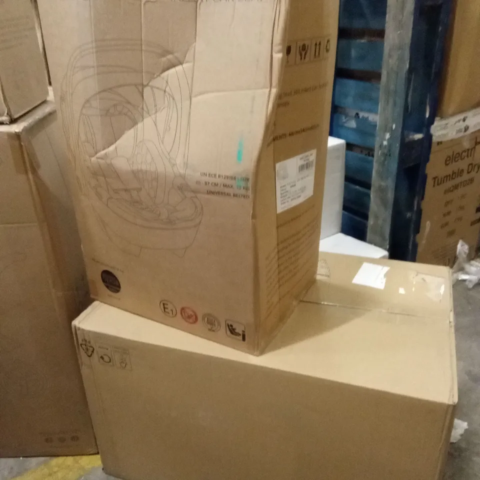 BOXED EGG³ STROLLER, CARRYCOT, INFANT CARRIER SEAT AND ACCESSORIES PACK (4 BOXES)