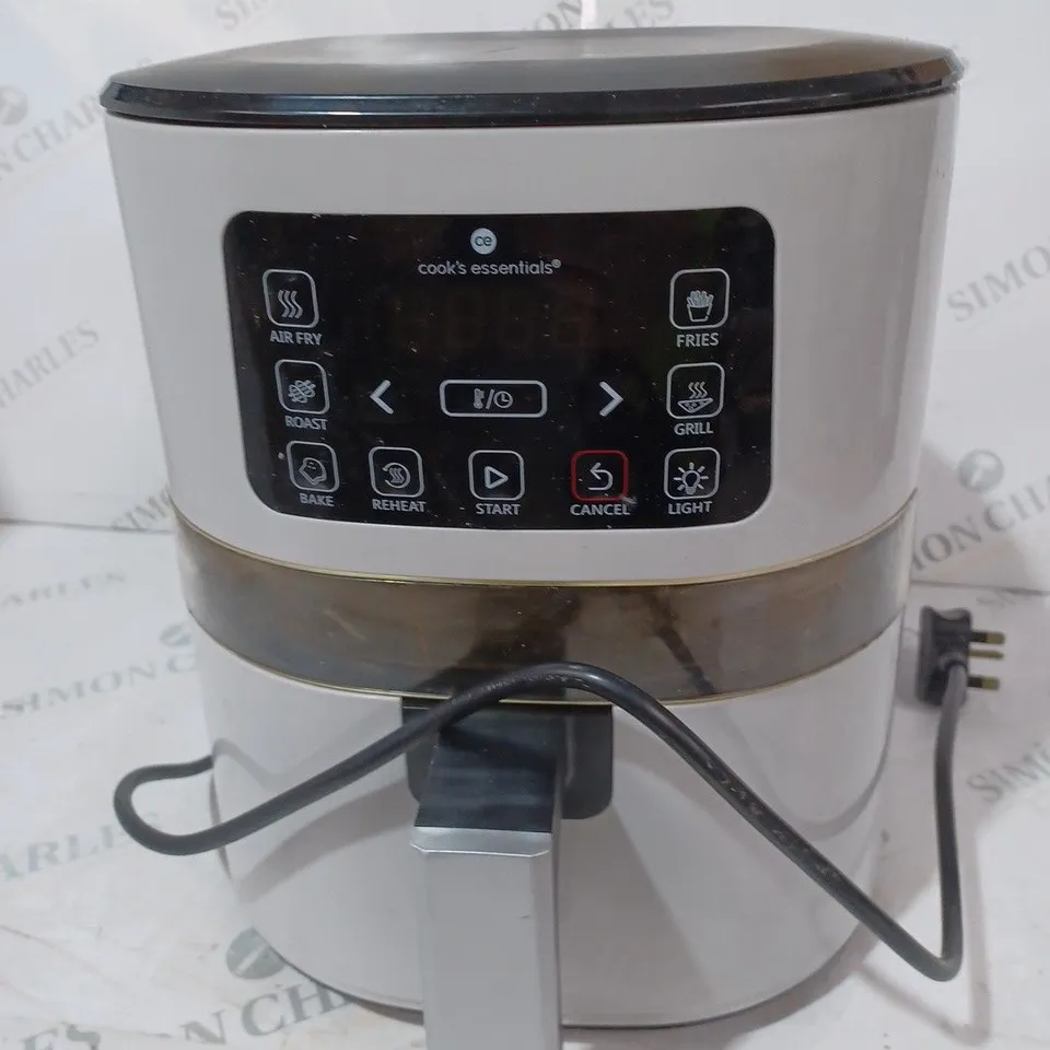 BOXED COOK'S ESSENTIALS 4.0L AIR FRYER, COOL GREY