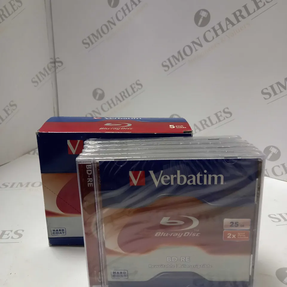 VERBATIM BLU-RAY REWRITABLE DISC 25GB 5 PACK