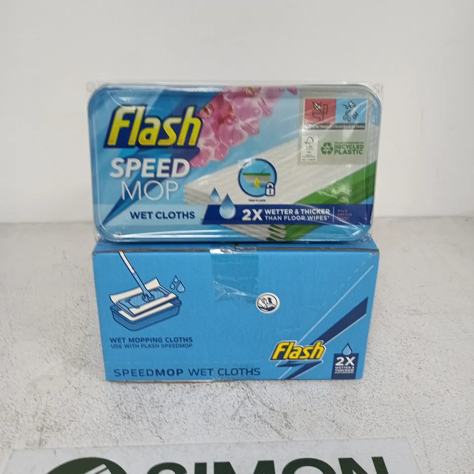 FLASH SPEEDMOP WET CLOTHS - 4 X 24-PACK