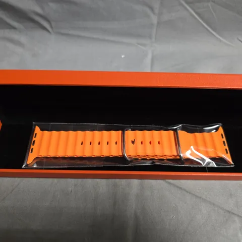 WSC LONDON ORANGE SILICONE WATCH STRAP – BOXED