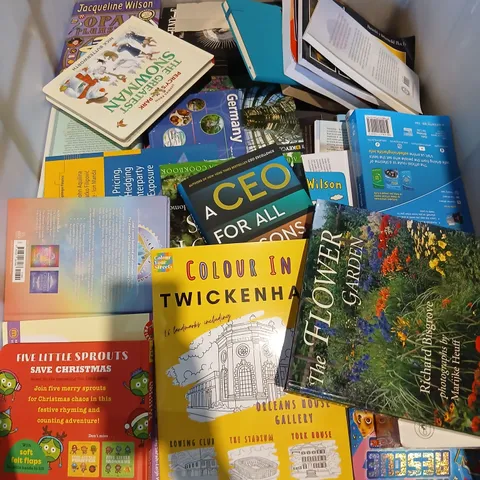 LARGE QUANTITY OF ASSORTED FICTION AND NON FICTION BOOKS