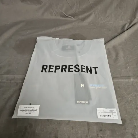 REPRESENT PATRON OF THE CLUB SHIRT IN WASHED GREY SIZE M