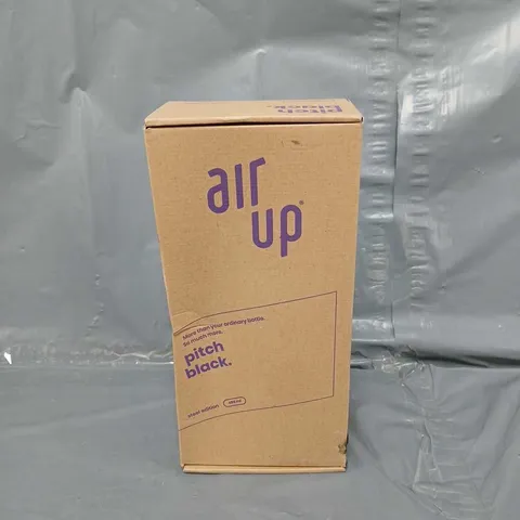 BOXED AND SEALED AIR UP PITCH BLACK STEEL EDITION 480ML WATER BOTTLE
